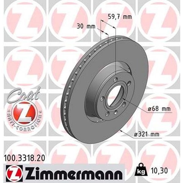 Brake Disc - Standard/Coated,100331820